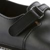 професионално черно сабо Биркенщок / Birkenstock Linz детайл закопчалка