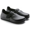 чифт професионално черно затворено сабо Биркенщок / Birkenstock Linz