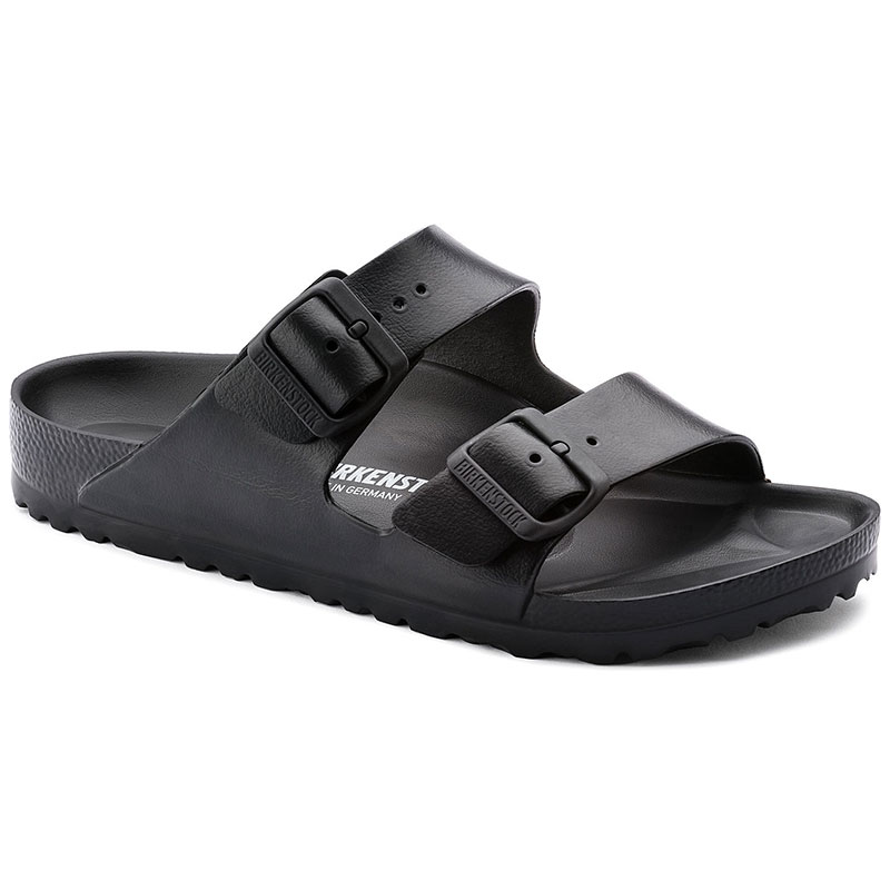 Мъжки чехли Биркенщок / BIRKENSTOCK Arizona EVA 0129421 - черни страничен поглед отпред