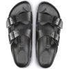Чифт чехли Биркенщок / BIRKENSTOCK Arizona EVA 1001497 цвят антрацит поглед отгоре
