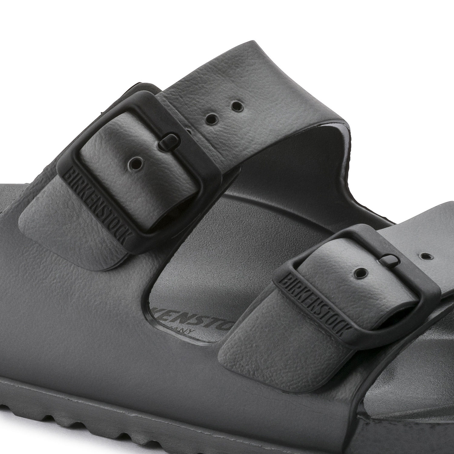 Чехли Биркенщок / BIRKENSTOCK Arizona EVA 1001497 цвят антрацит детайл катарами