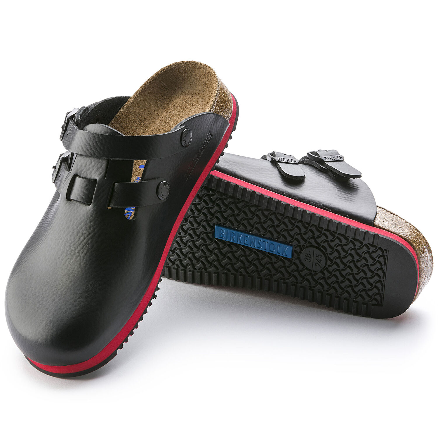 професионални работни чехли с мека подметка Биркенщок / Birkenstock Kay SL детайл подметка