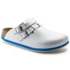 Професионални работни чехли Birkenstock Kay SL SF SG - бели поглед отпред