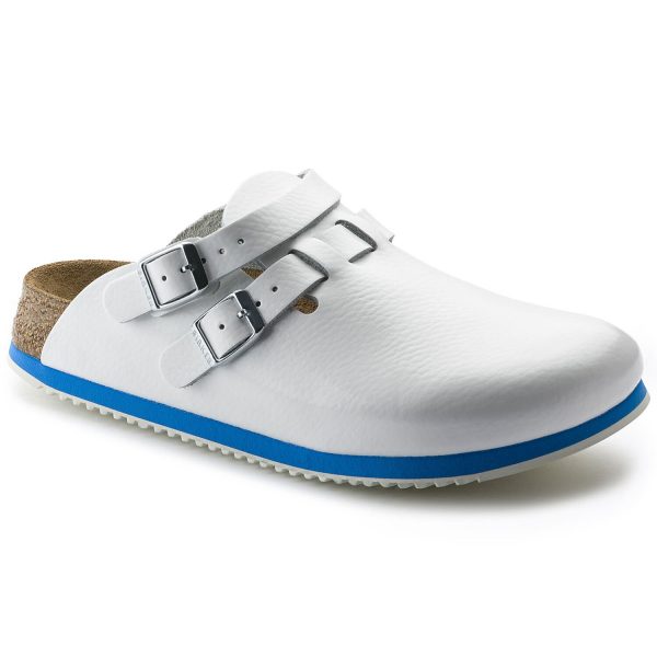 Професионални работни чехли Birkenstock Kay SL SF SG - бели поглед отпред