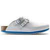 Професионални работни чехли Birkenstock Kay SL SF SG - бели поглед отстрани