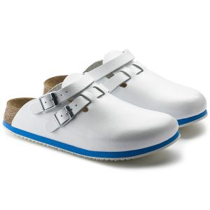 чифт професионални работни чехли Birkenstock Kay SL SF SG - бели поглед отпред