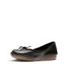 Дамски кожени балерини Clarks Freckle Ice черни - снимка 5