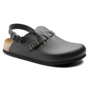професионални работни чехли Birkenstock Kay SL с мека подметка черни - снимка 1