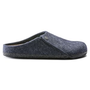 Дамски чехли Birkenstock Zermatt Wool Felt от филц, т. сини - снимка 2
