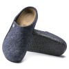 Дамски чехли Birkenstock Zermatt Wool Felt от филц, т. сини - снимка 3