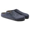 Дамски чехли Birkenstock Zermatt Wool Felt от филц, т. сини - снимка 5