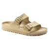 унисекс джапанки birkenstock arizona eva glamour gold златисти - снимка 1