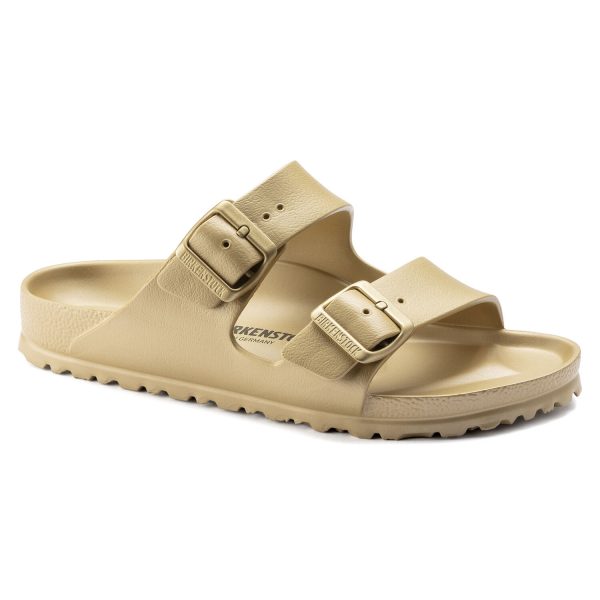 унисекс джапанки birkenstock arizona eva glamour gold златисти - снимка 1