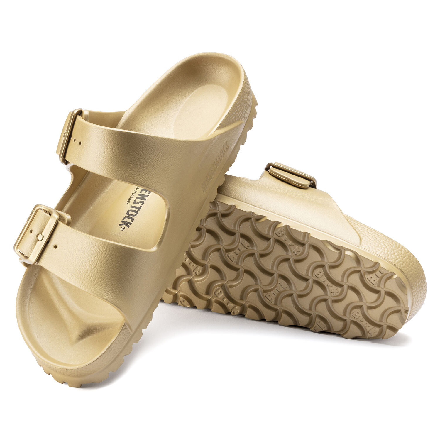 унисекс джапанки birkenstock arizona eva glamour gold златисти - снимка 5