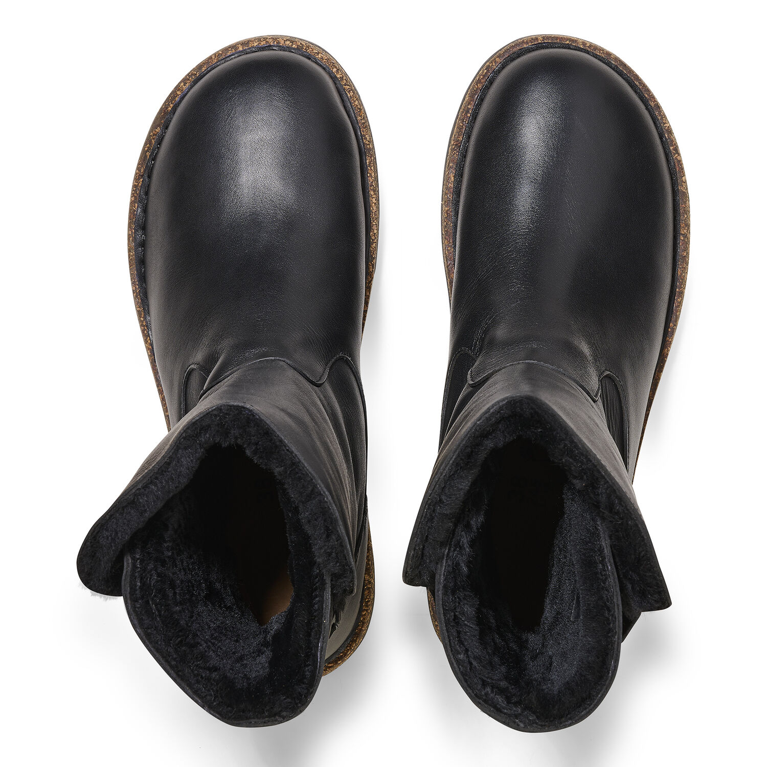 Дамски високи боти Birkenstock Uppsala Shearling LENA Black - снимка 6