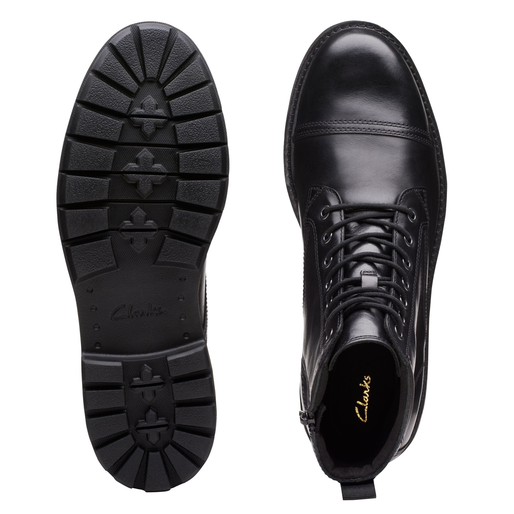 Мъжки боти Clarks Batcombe Cap 26174676 черни - снимка 7