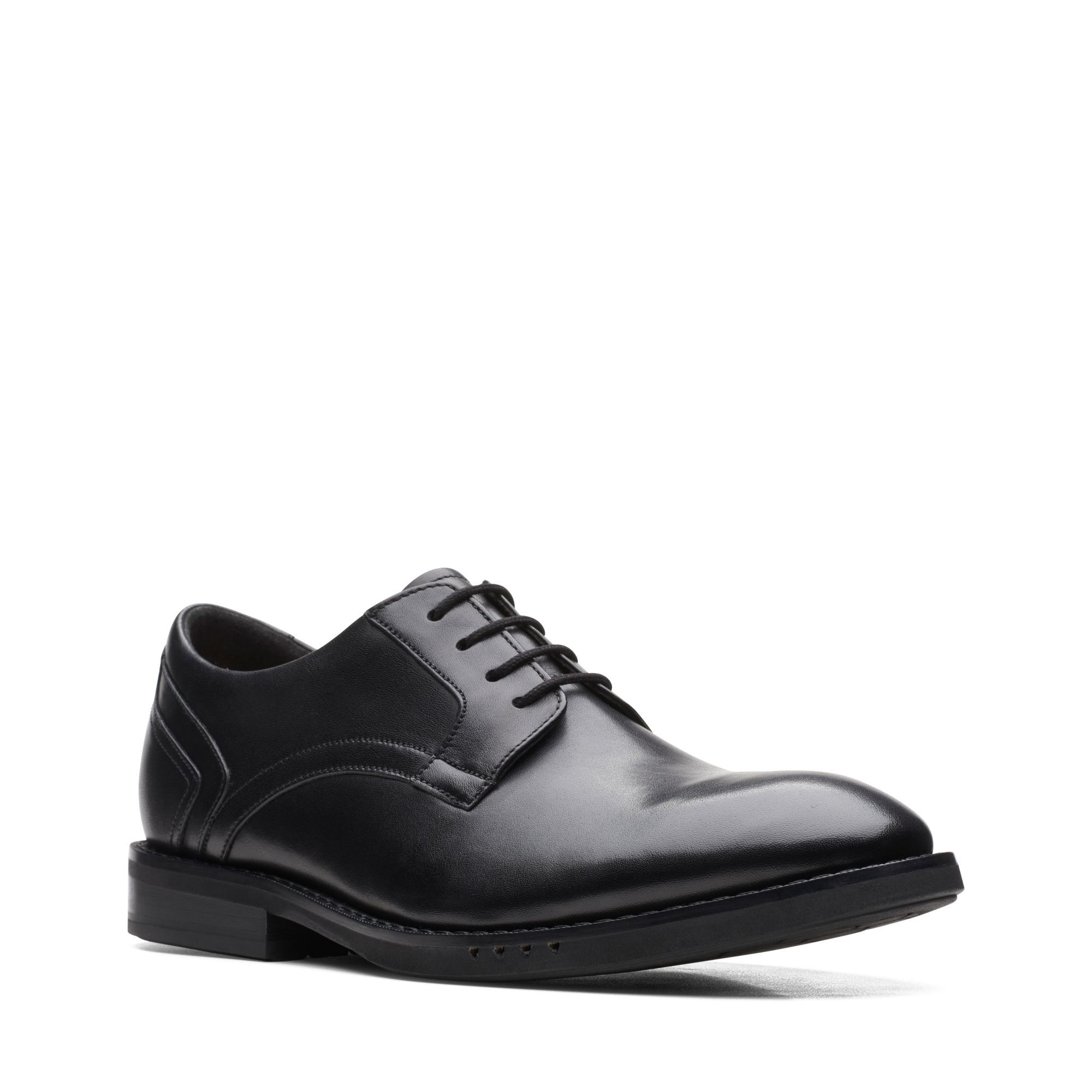 Мъжки обувки Clarks Un Hugh Lace черни - снимка 1