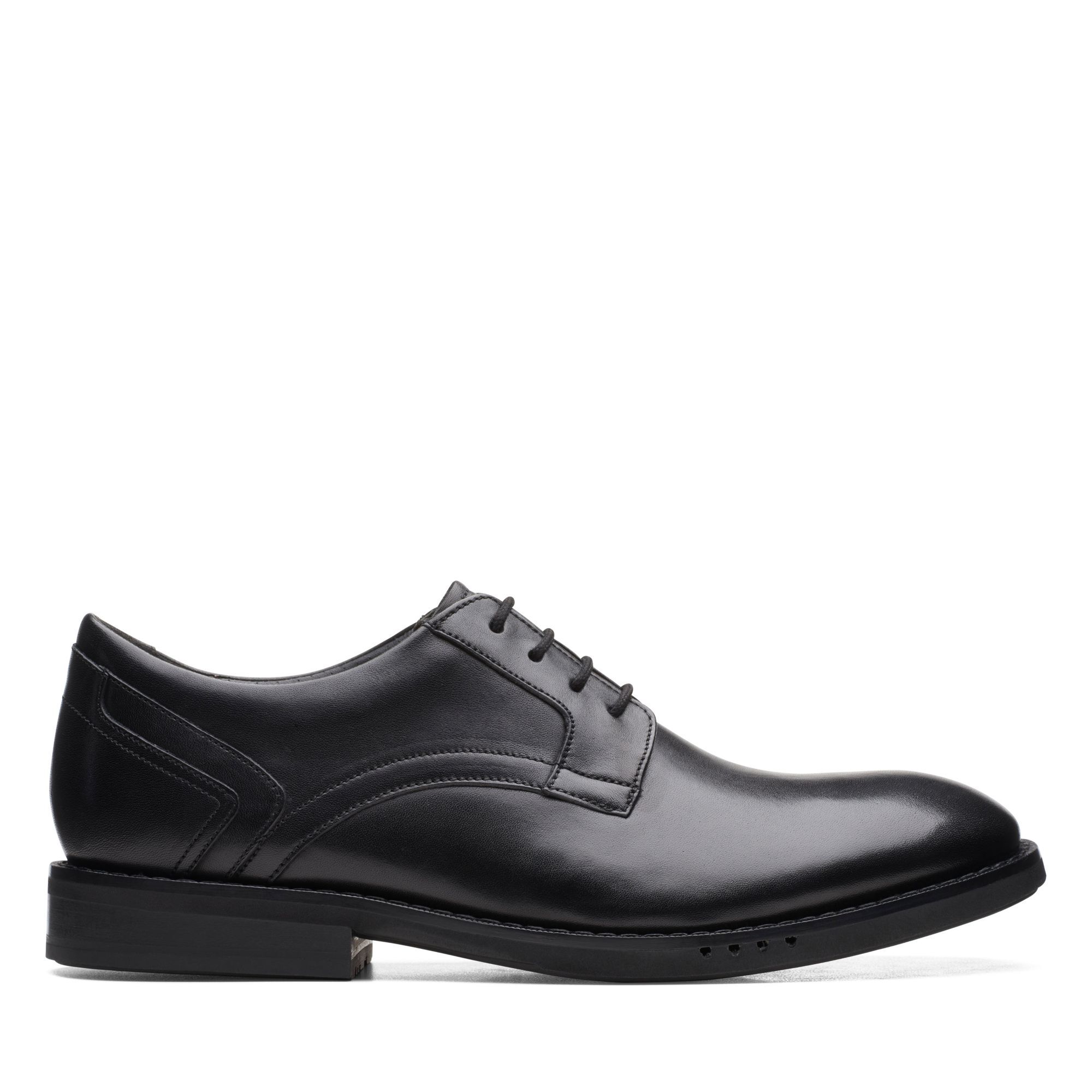 Мъжки обувки Clarks Un Hugh Lace черни - снимка 2