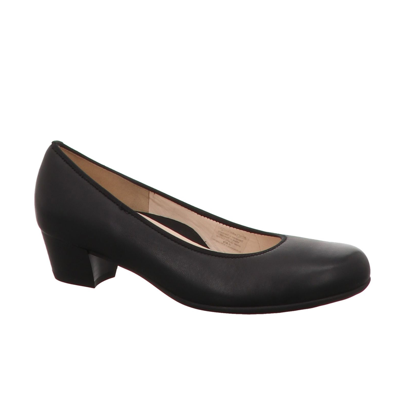 Дамски обувки на ток ara Pumps 12-63652-42 черни от естествена кожа за широк крак - снимка 2