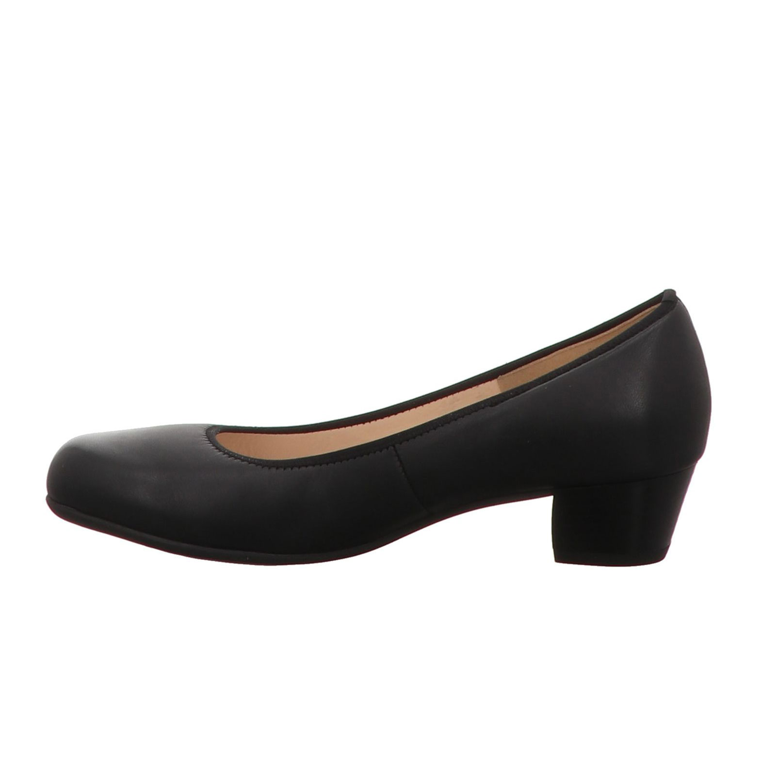 Дамски обувки на ток ara Pumps 12-63652-42 черни от естествена кожа за широк крак - снимка 3