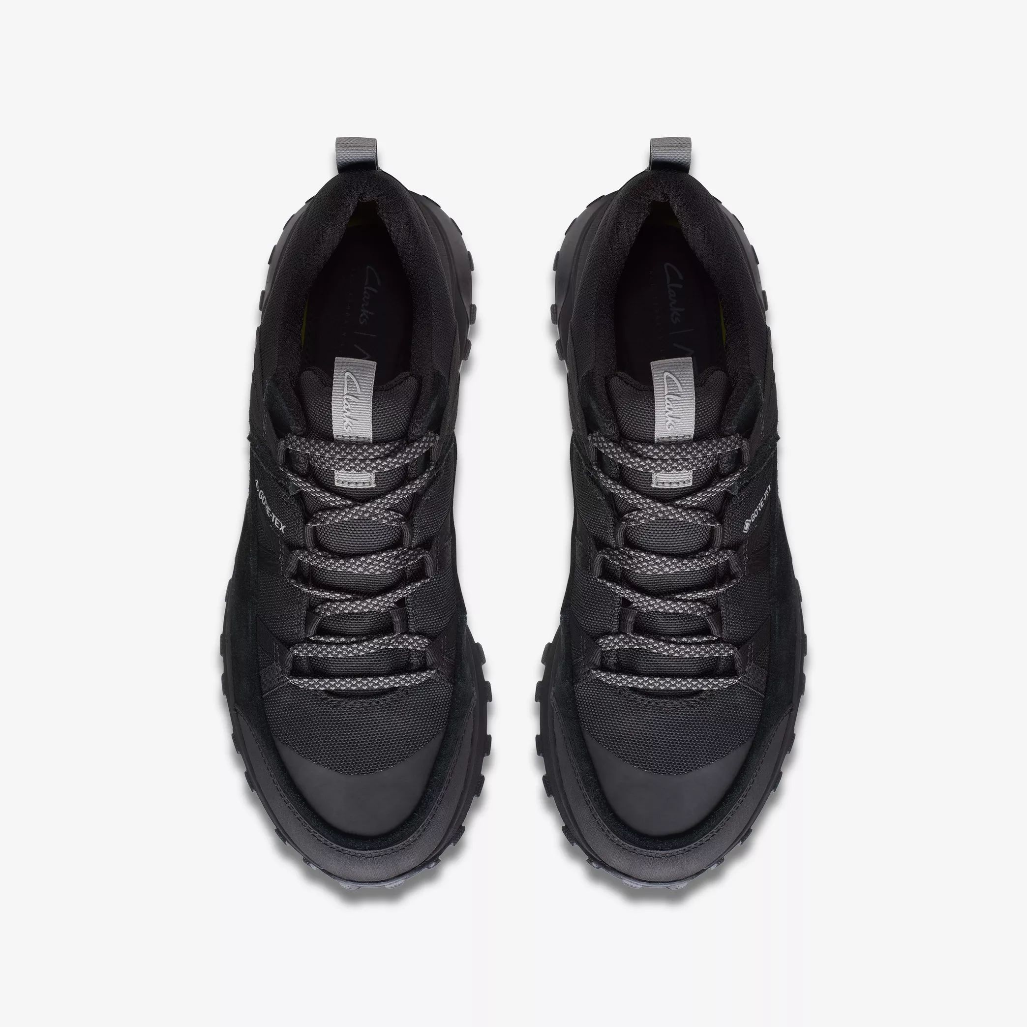 Мъжки спортни обувки Clarks ATL Trek Run GTX 26172693 черни от текстил с Gore-TEX - снимка 6