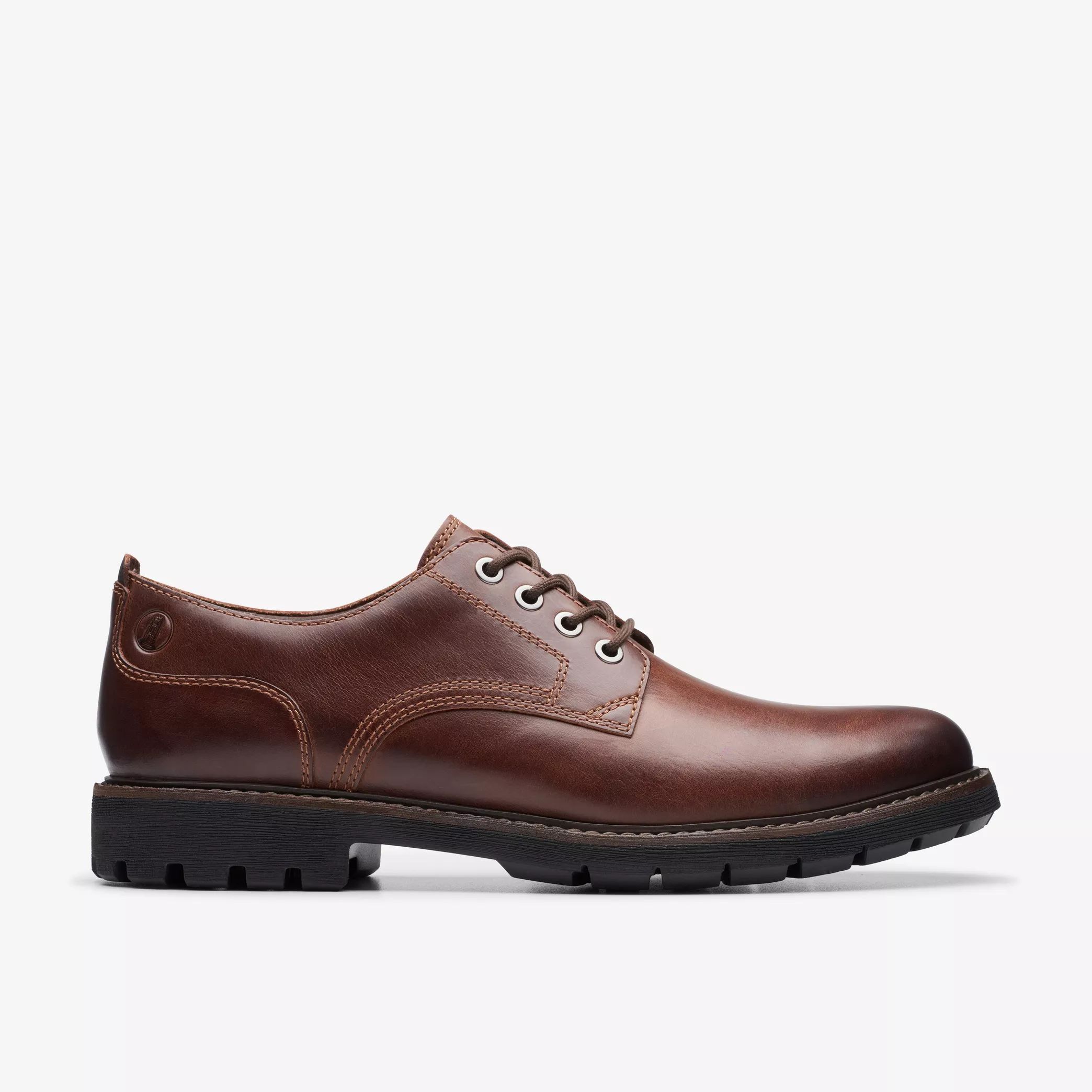 Мъжки обувки Clarks Batcombe Far 26173436 кафяви от естествена кожа - снимка 2