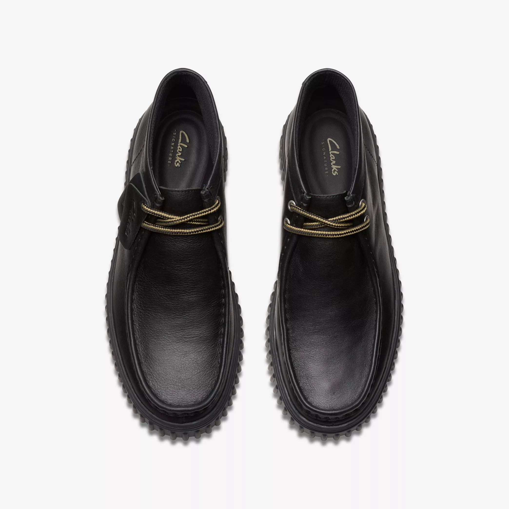 Мъжки обувки Clarks Torhill Hi черни от естествена кожа - снимка 6