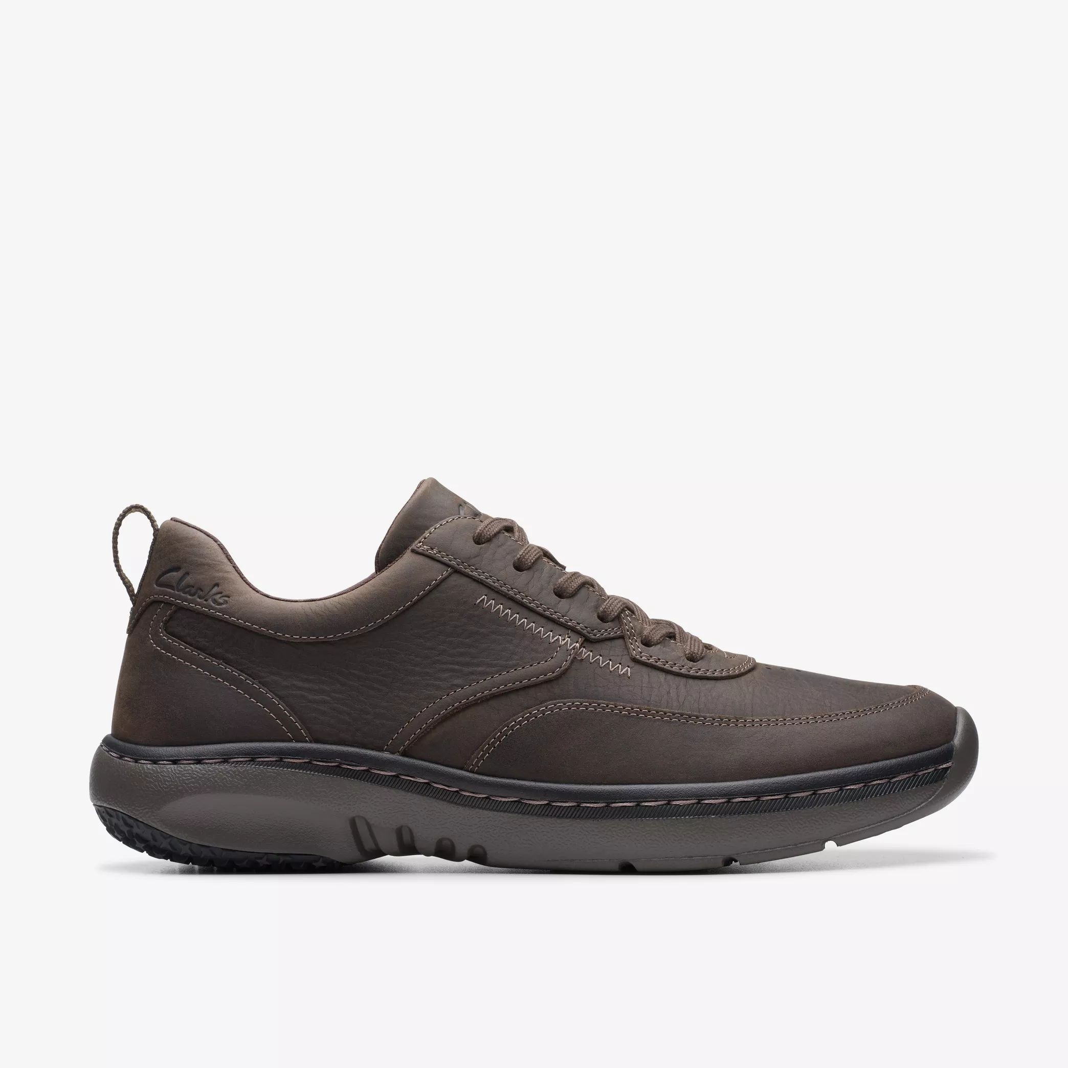 Мъжки обувки Clarks Pro Lace Dark Brown Tumbled 26175191 - снимка 1