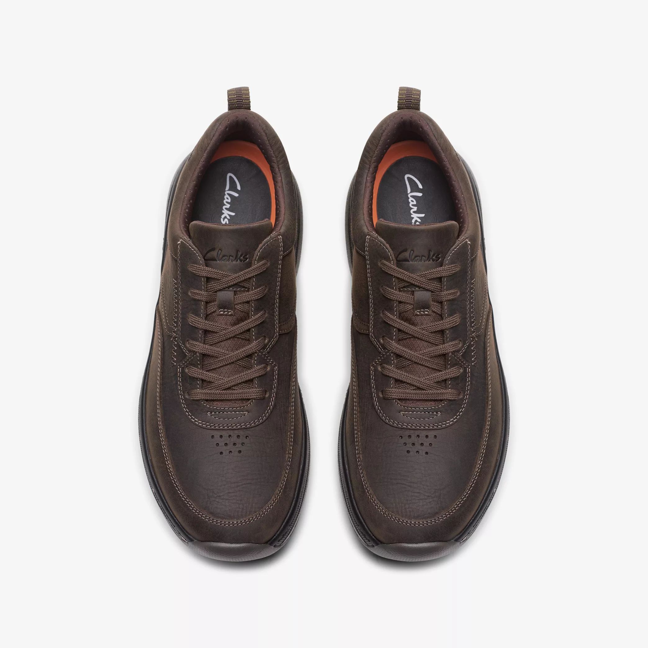 Мъжки обувки Clarks Pro Lace Dark Brown Tumbled 26175191 - снимка 10