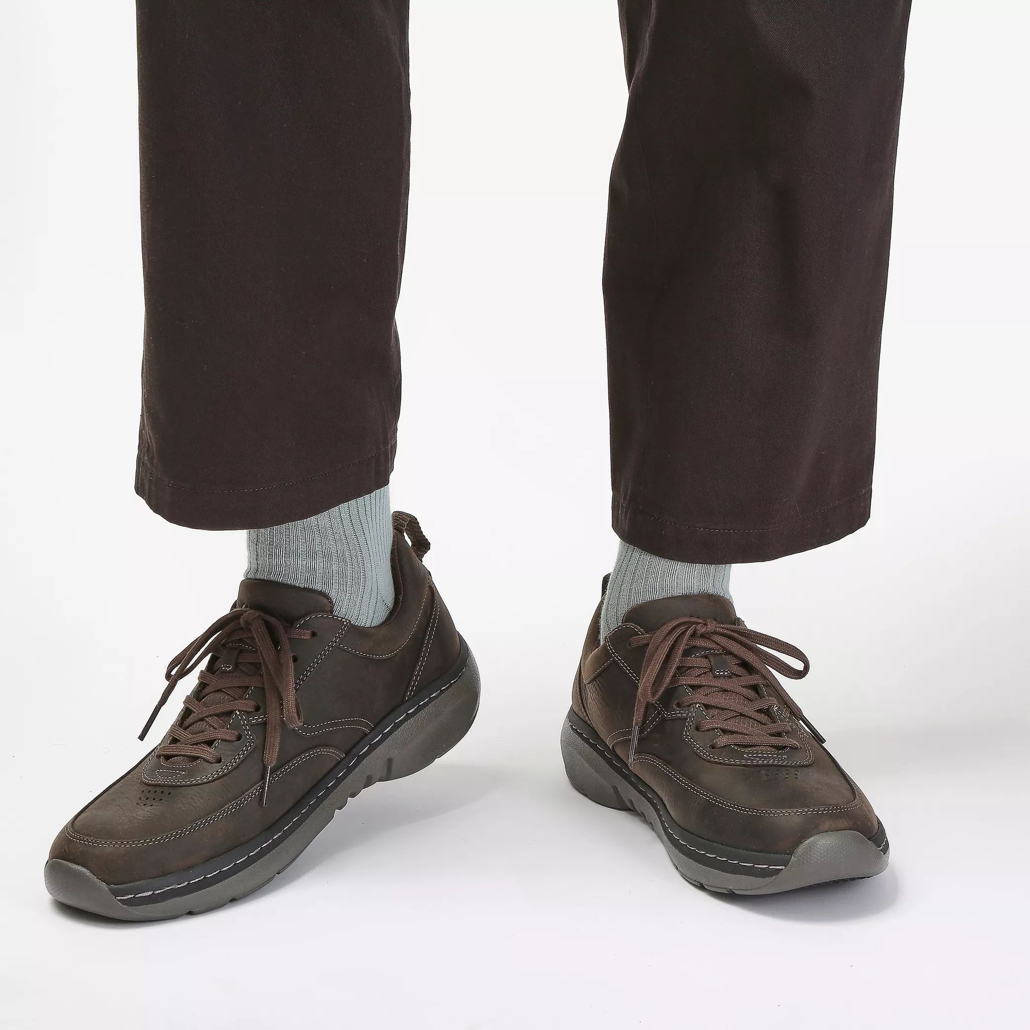 Мъжки обувки Clarks Pro Lace Dark Brown Tumbled 26175191 - снимка 7