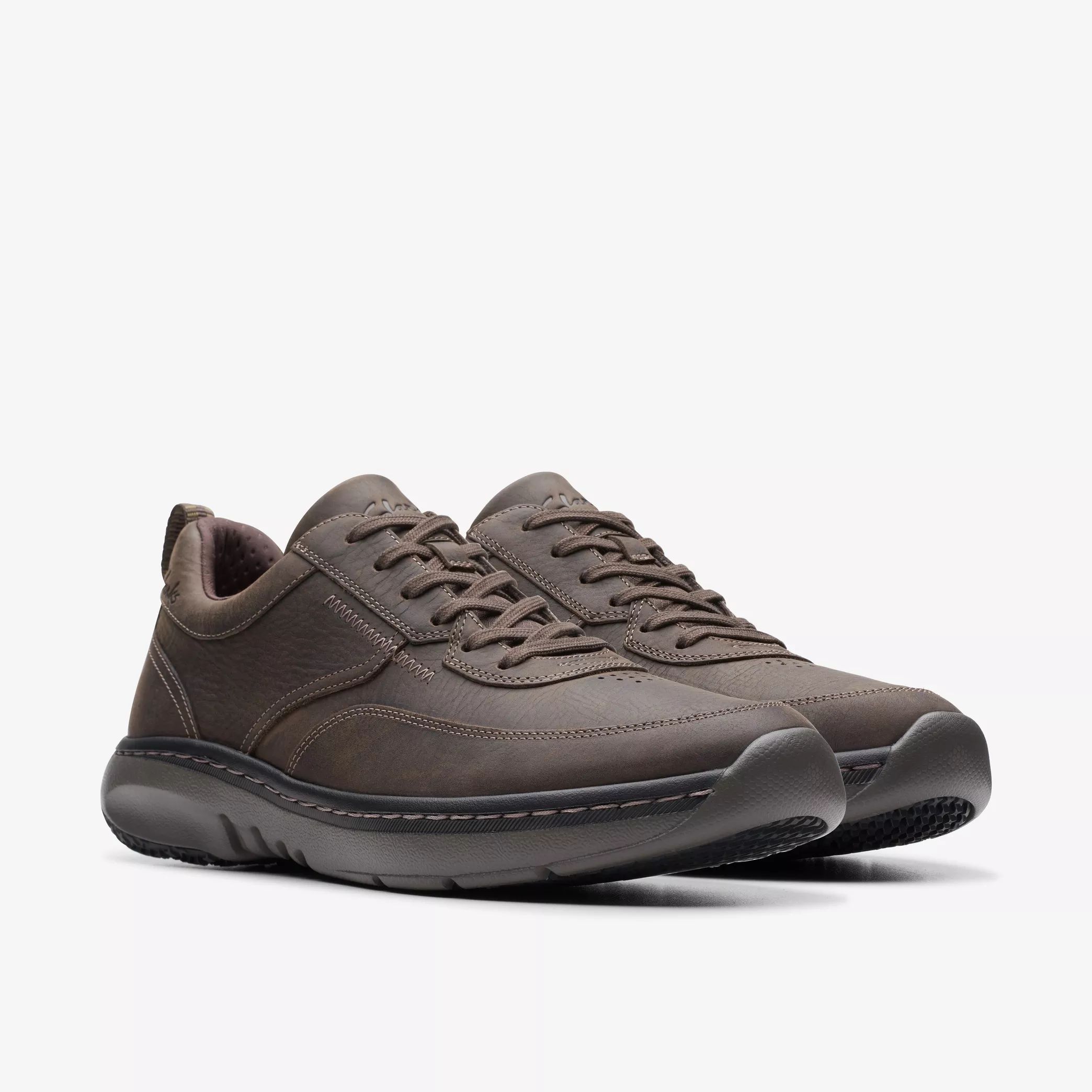 Мъжки обувки Clarks Pro Lace Dark Brown Tumbled 26175191 - снимка 8