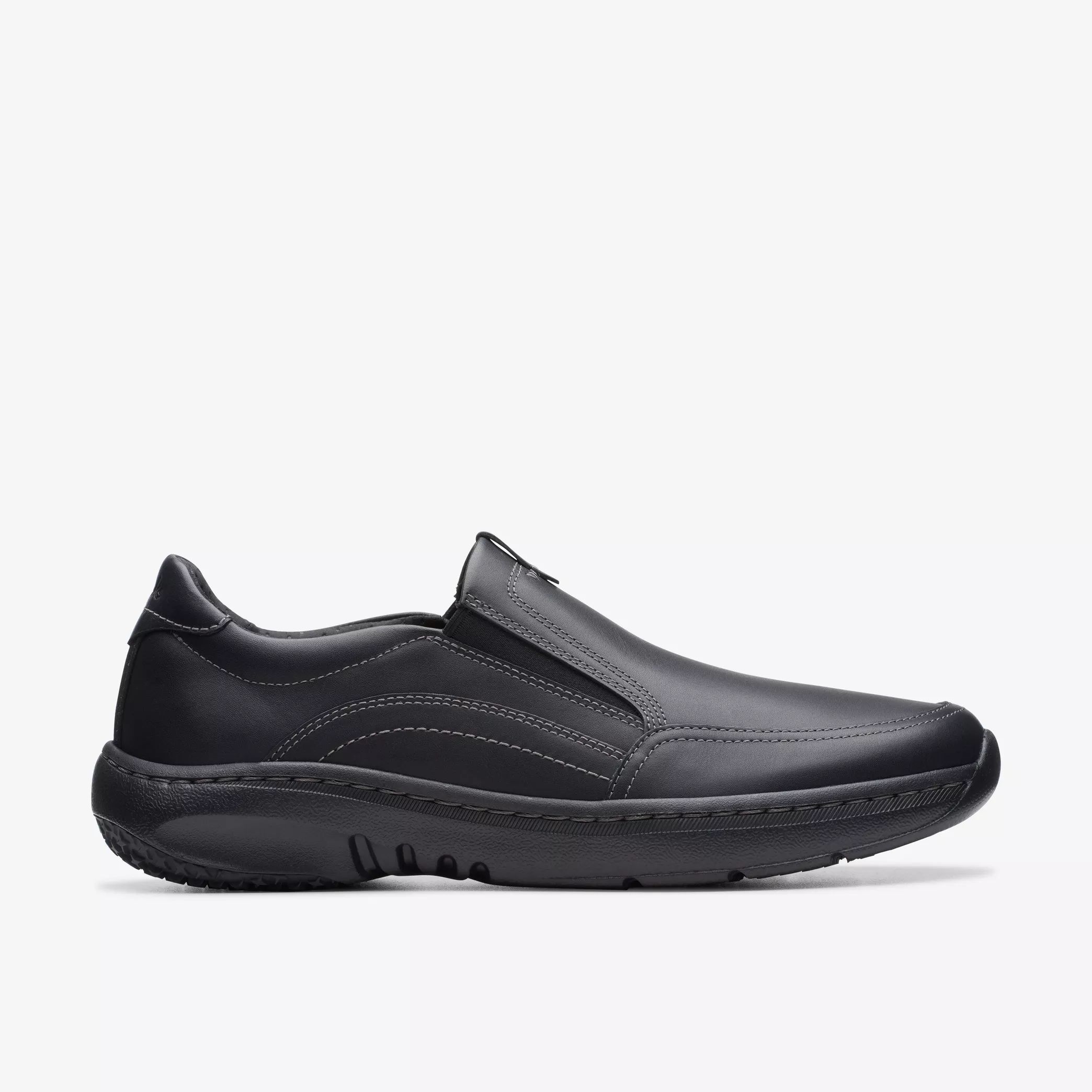 Мъжки обувки Clarks Pro Step Black Leather 26175196 - снимка 2