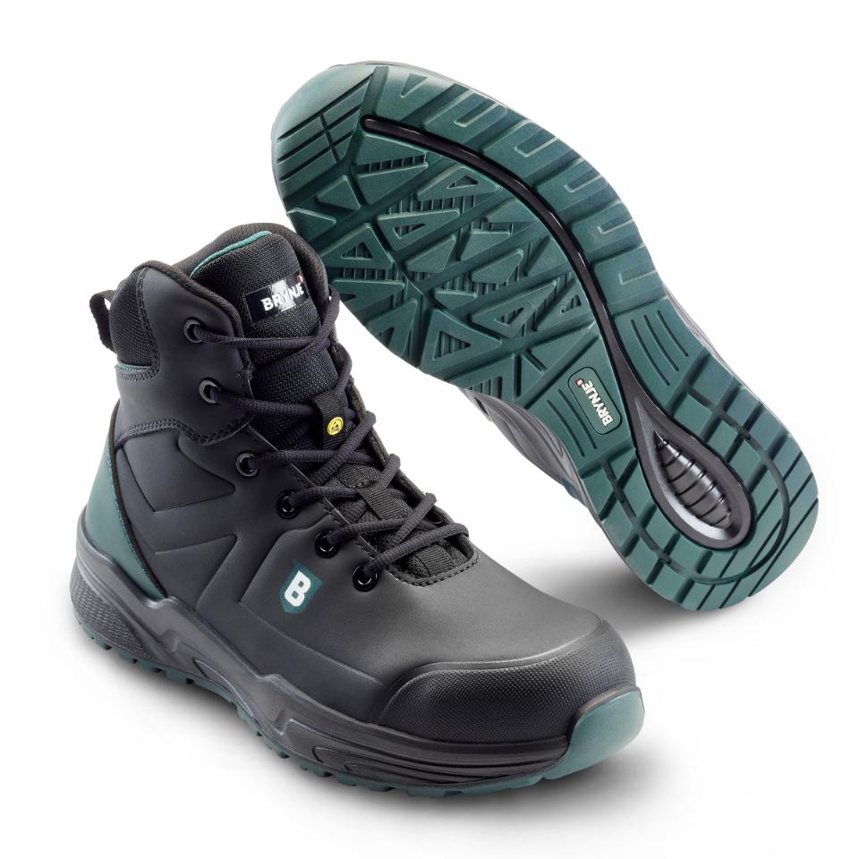 Професионални боти Sika Footwear Brynje 355 Green черни от микрофибър - снимка 1