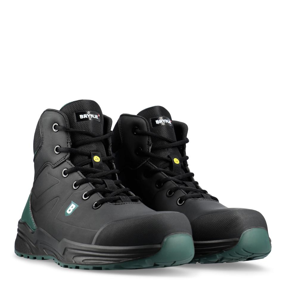 Професионални боти Sika Footwear Brynje 355 Green черни от микрофибър - снимка 5