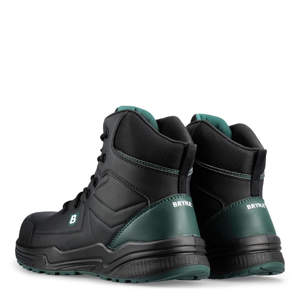 Професионални боти Sika Footwear Brynje 355 Green черни от микрофибър - снимка 6