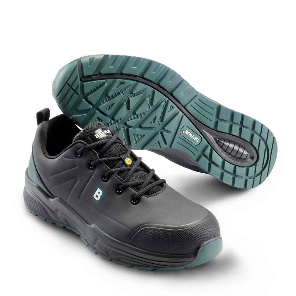 Професионални работни обувки Sika Footwear Brynje 354 Green черни от микрофибър - снимка 1