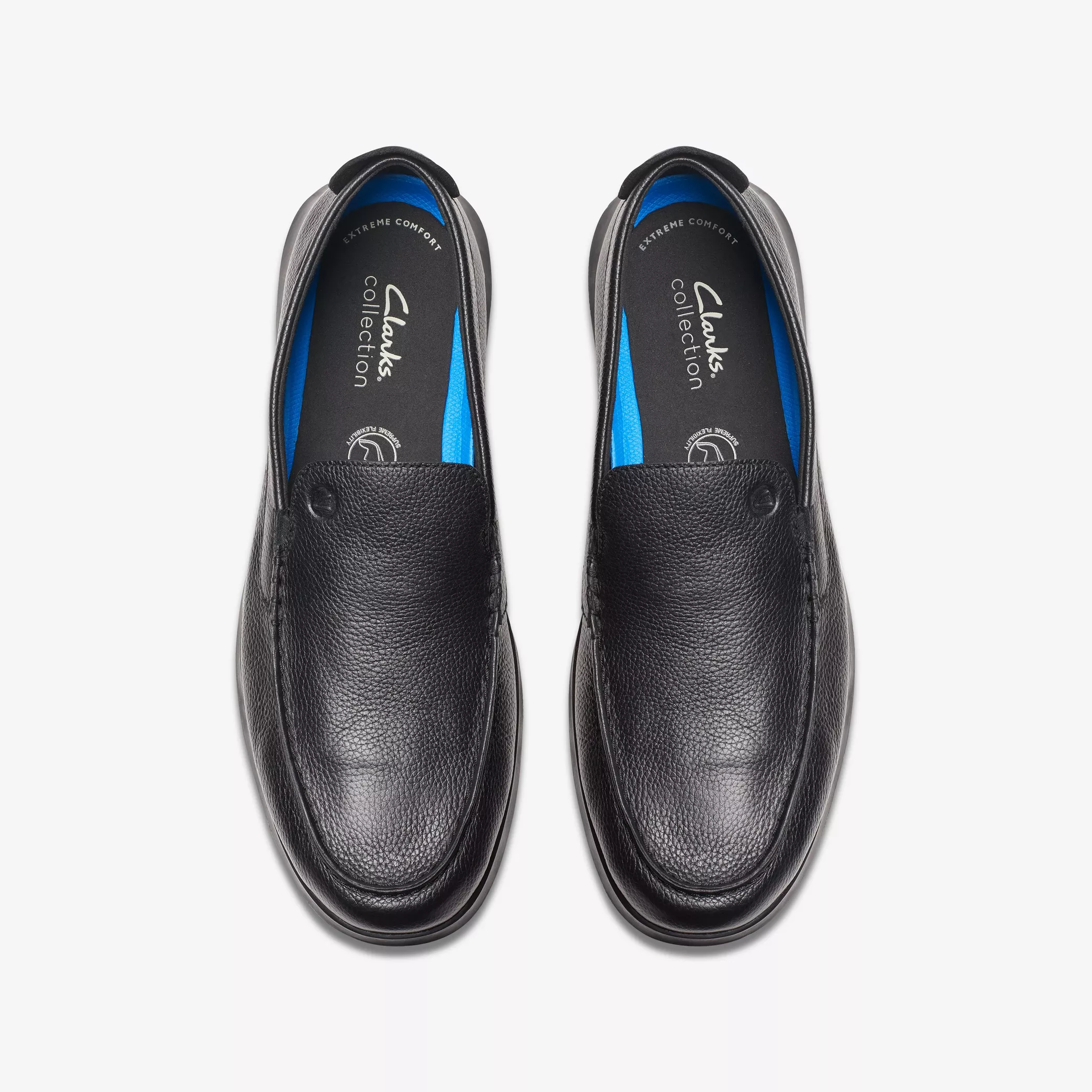 Мъжки обувки Clarks Flexway Step Black Leather 26176952 черни от естествена кожа - снимка 6