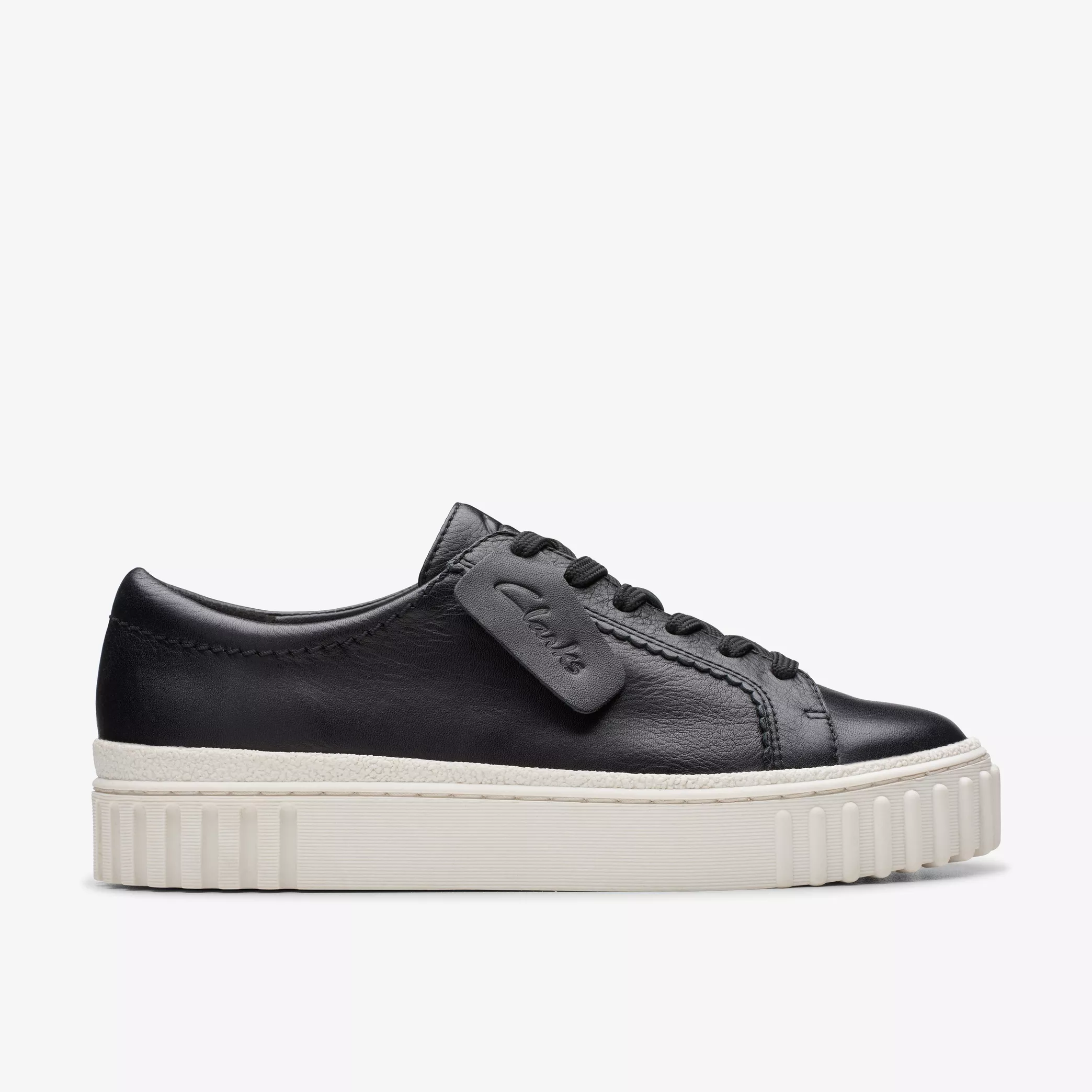 Дамски обувки Clarks Mayhill Walk 26176436 черни от естествена кожа - снимка 2