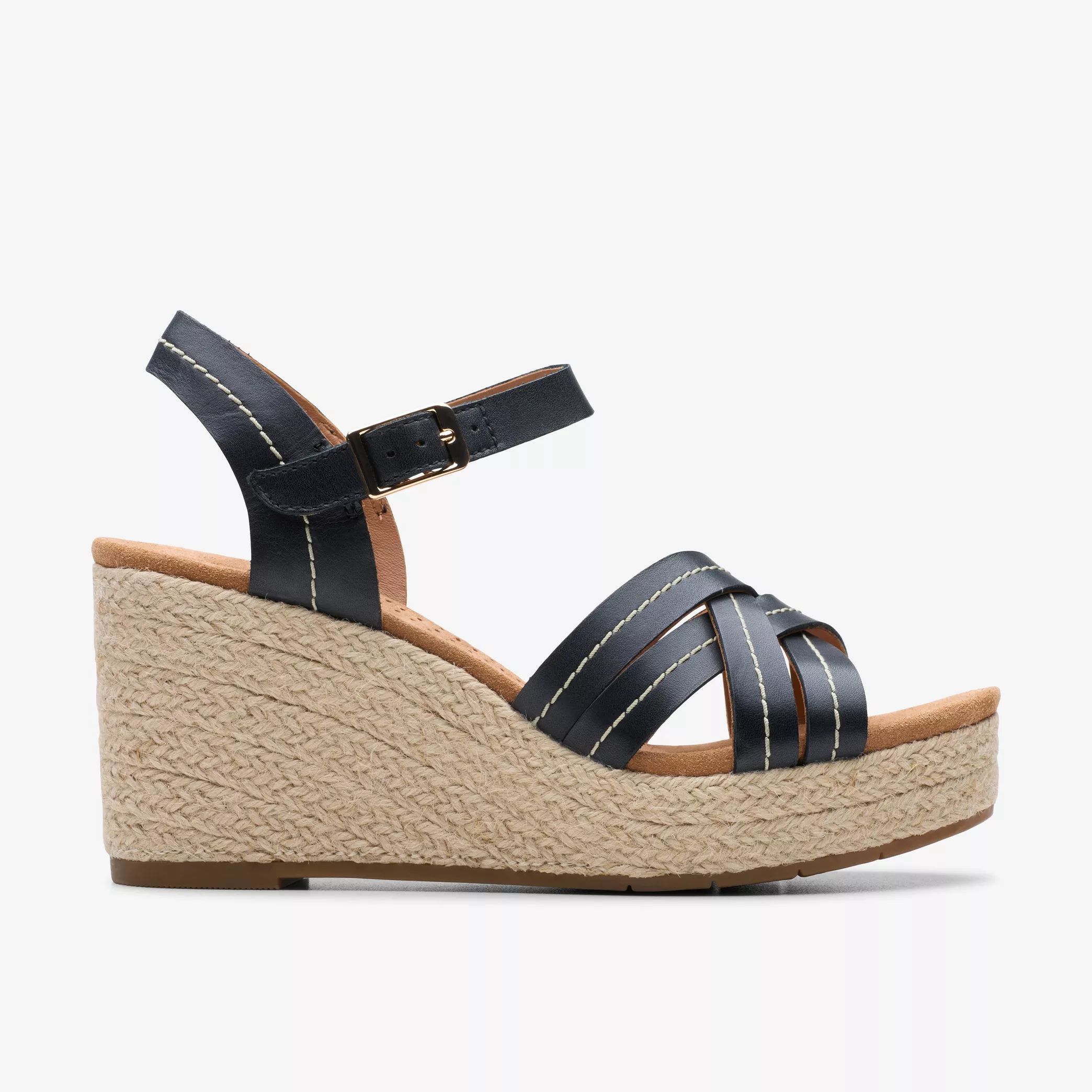 Дамски сандали Clarks Sabina Strap 26181462 черни от естествена кожа - снимка 2