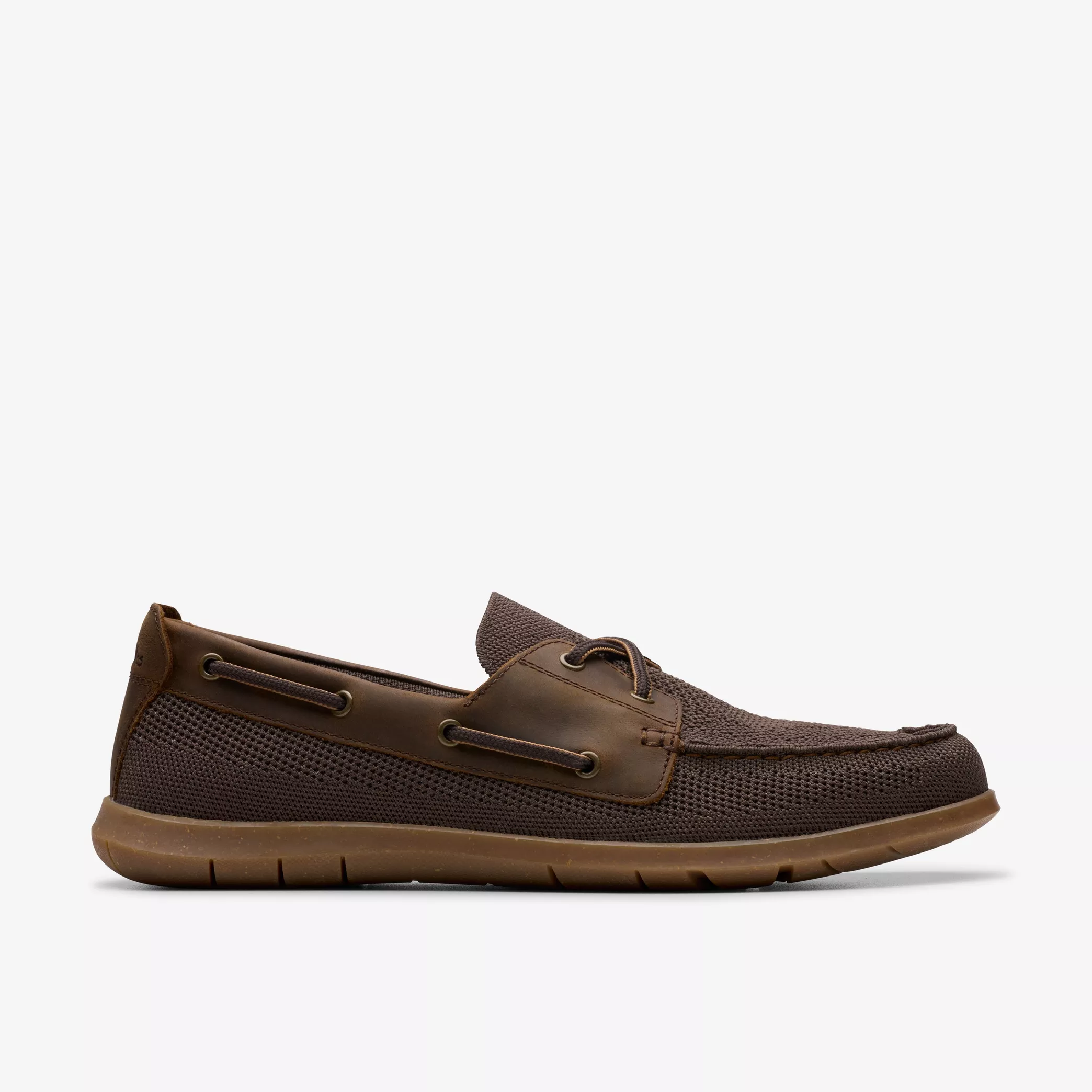 Мъжки мокасини Кларкс / Clarks Flexway Tie Beeswax 26181977 от естествена кожа - снимка 2