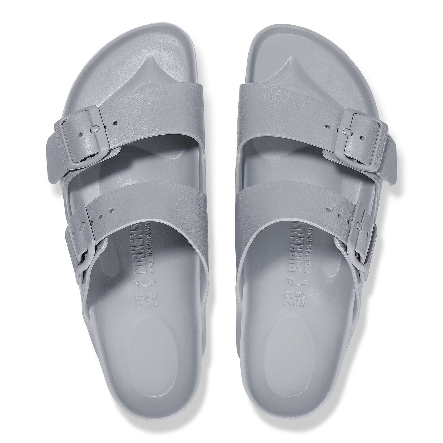 Мъжки джапанки Birkenstock Arizona EVA Stone Coin 1027620 сиви - снимка 6