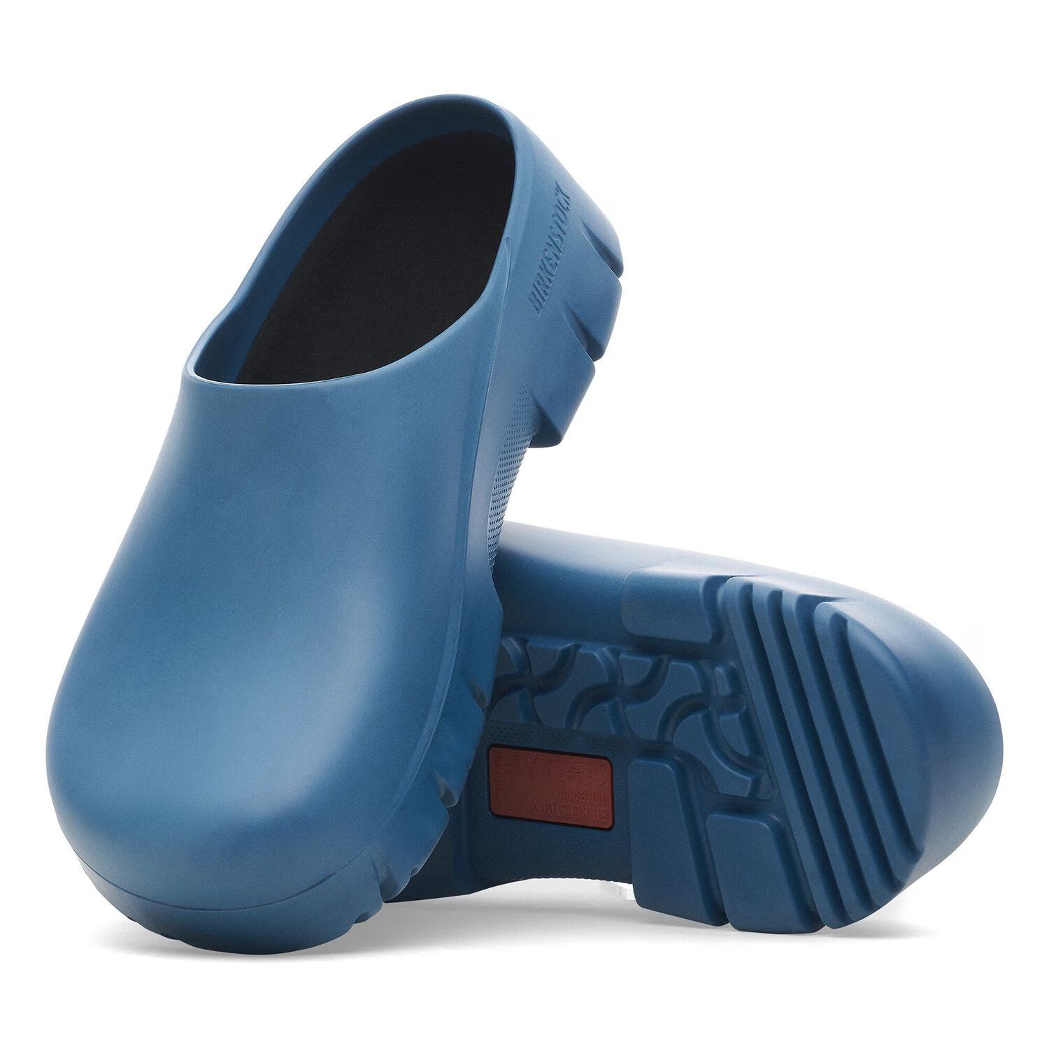 Работно затворено сабо Birkenstock Super-Birki 2.0 PU Ink Blue 1029638 мастилено сини - снимка 5
