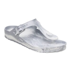 Дамски джапанки Birkenstock Gizeh EVA Metallic Silver Multi 1029606 сребрист металик - снимка 1