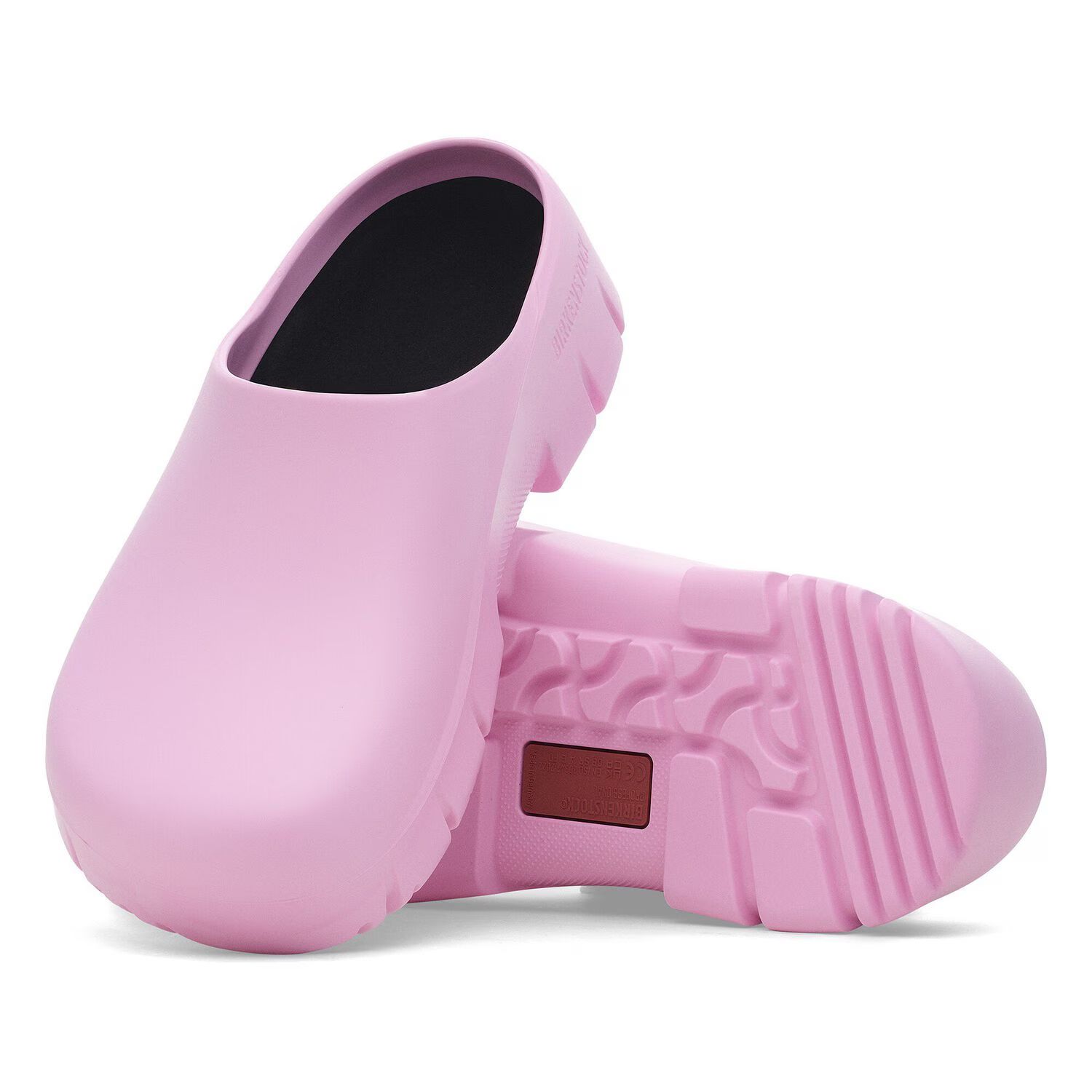 работно затворено сабо birkenstock super-birki 2.0 pu fondant pink 1027358 - снимка 5