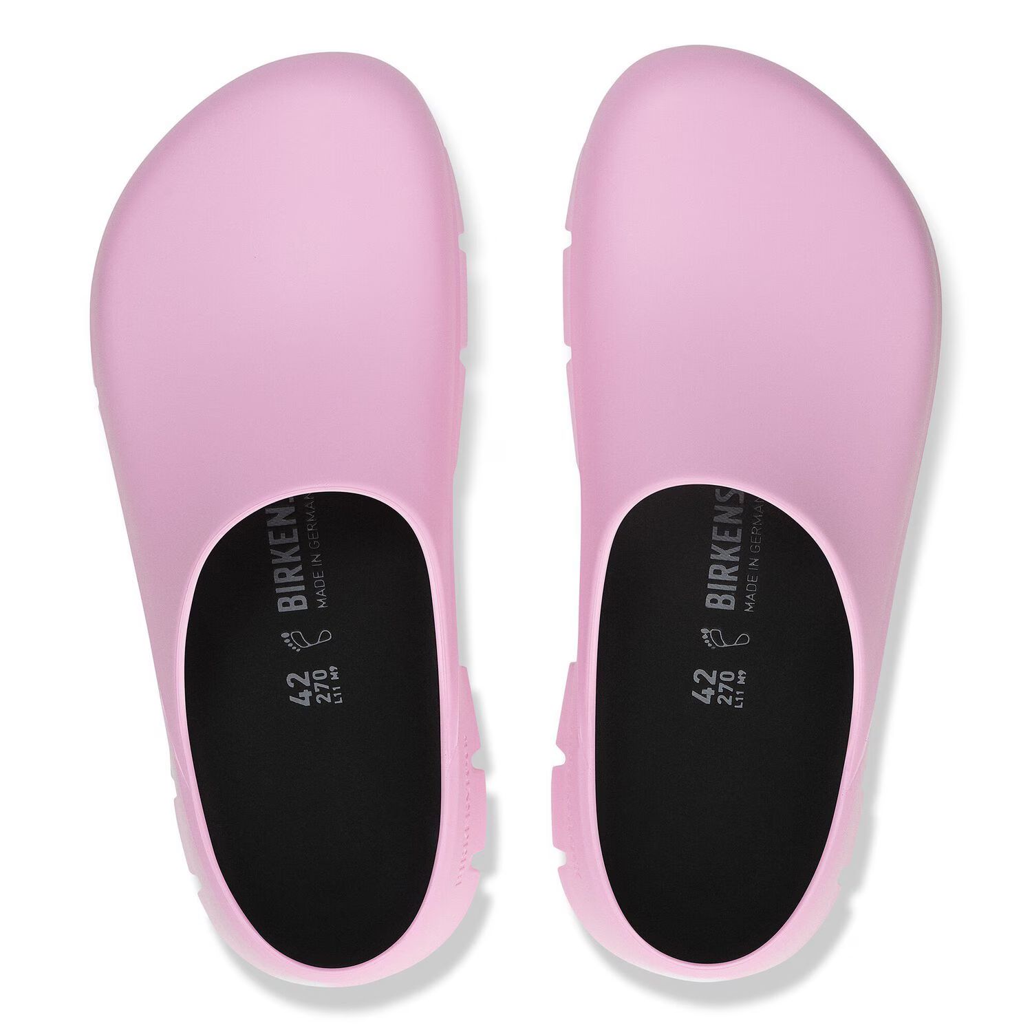 работно затворено сабо birkenstock super-birki 2.0 pu fondant pink 1027358 - снимка 6