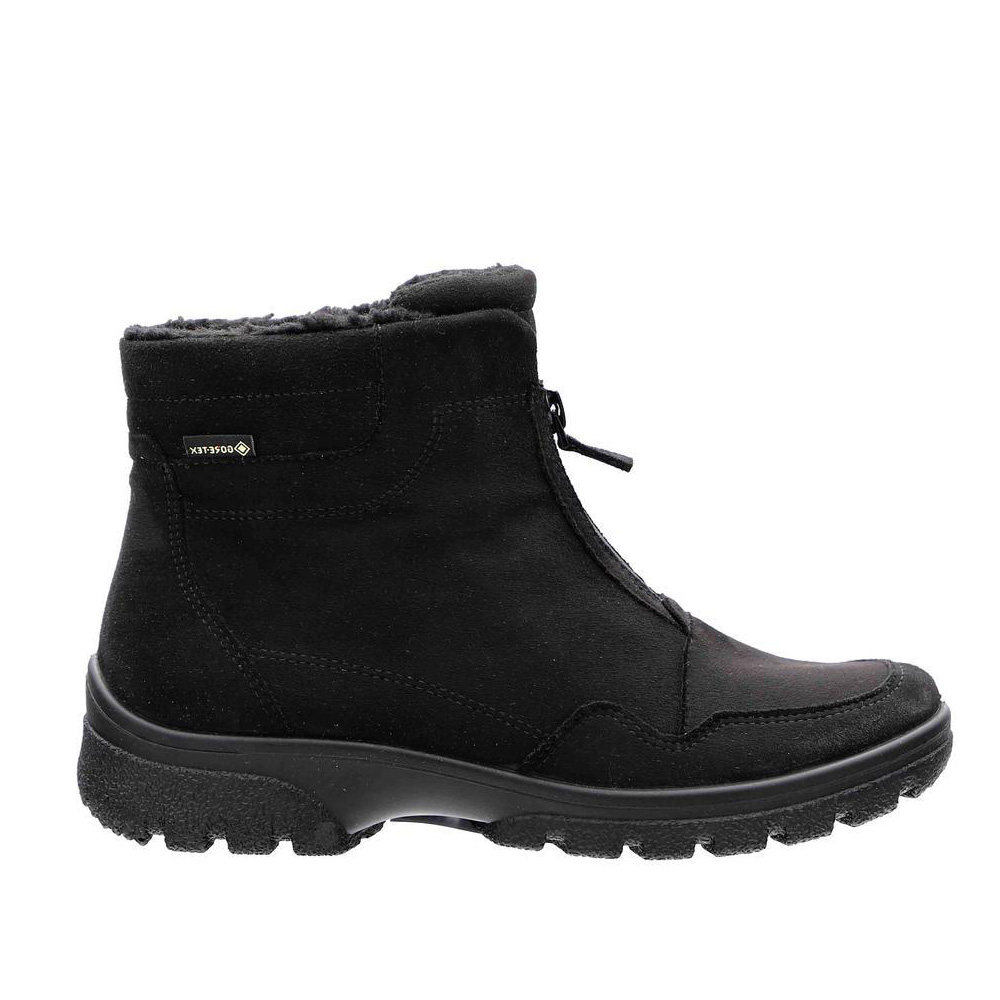 дамски боти ara 12-49314-01 черни с gore-tex мембрана и топла подплата