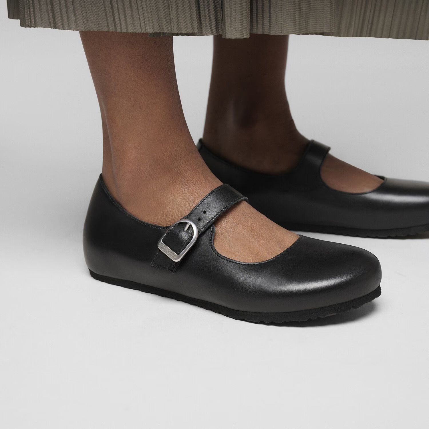 дамски ежедневни отворени обувки birkenstock santa clarita lena black 1030191 - снимка 6