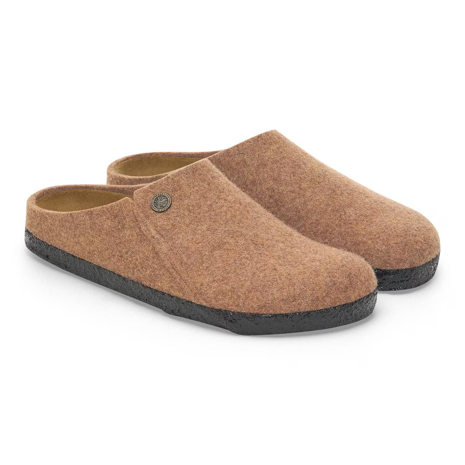 унисекс чехли birkenstock zermatt standard fe toffee melange 1027942 - снимка 3