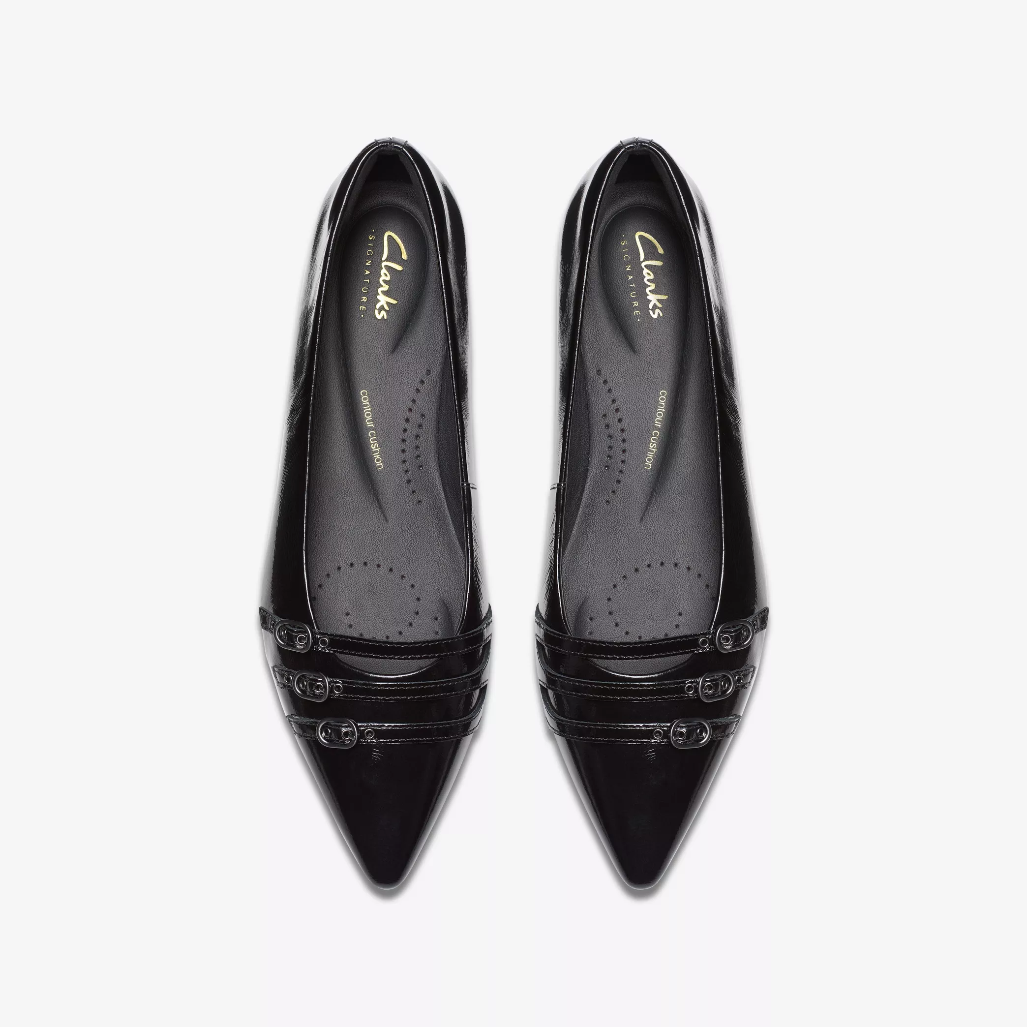 дамски обувки с нисък ток clarks sensa15 strap 26183130 - снимка 6
