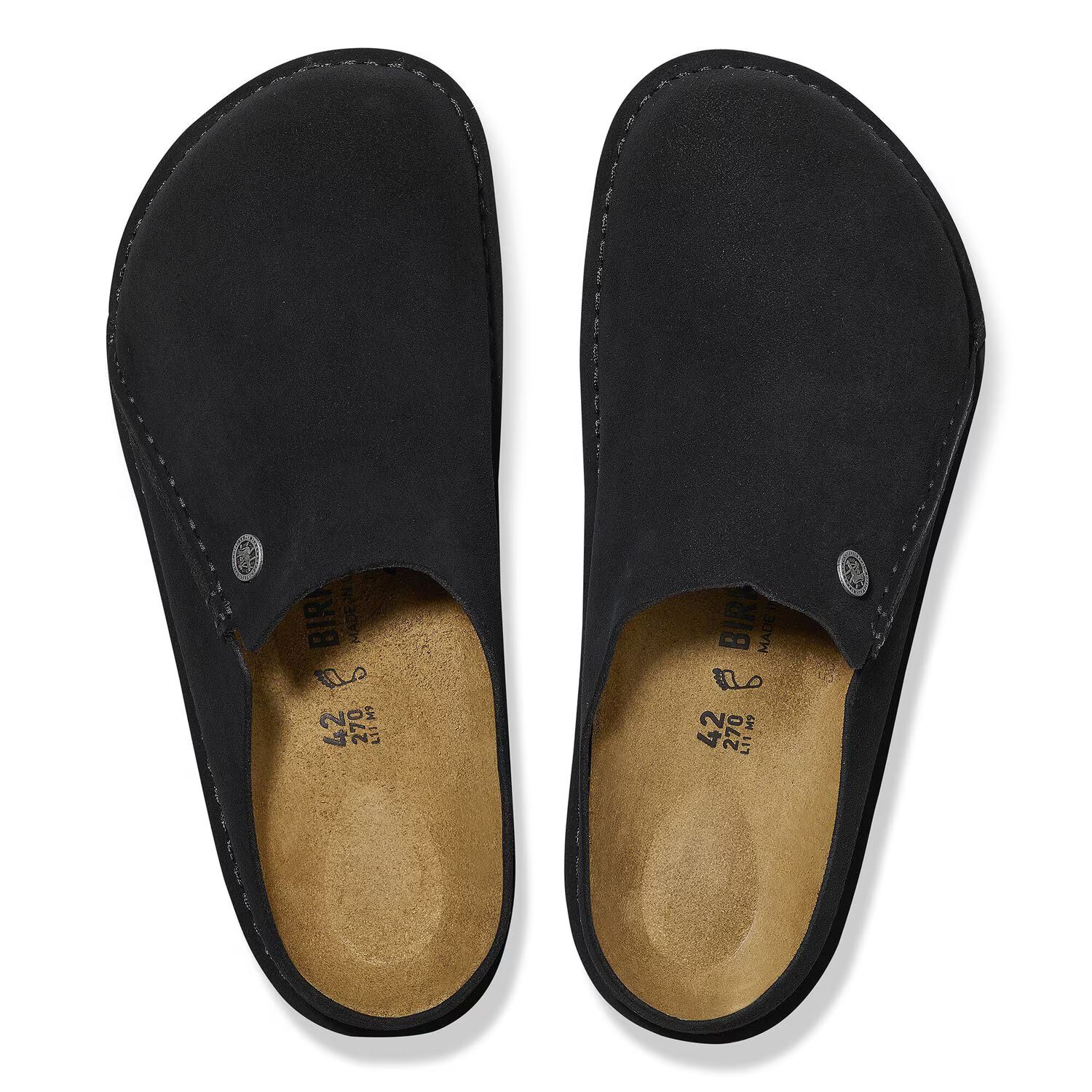 унисекс чехли birkenstock zermatt premium leve black 1025114 - снимка 6